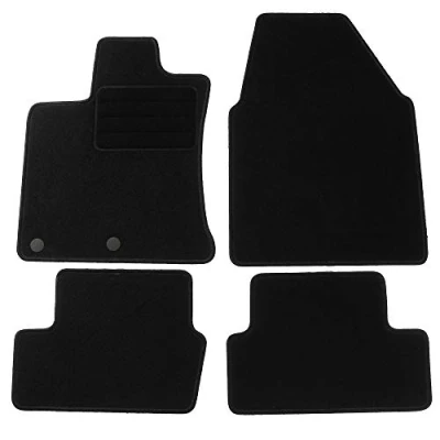 Abbildung von TEXER Textil Fußmatten Passend für Nissan Qashqai I J10 JJ10 Bj. 2006 2013 Basic