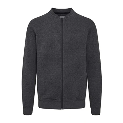 Abbildung von Indicode Jeans Idbronte Sweatjacke, Herren, Größe: Large, Charcoal mix