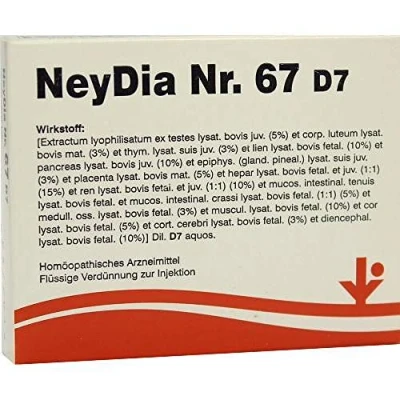 Abbildung von Neydia Nr.67 D 7 Ampullen 5X2 ml