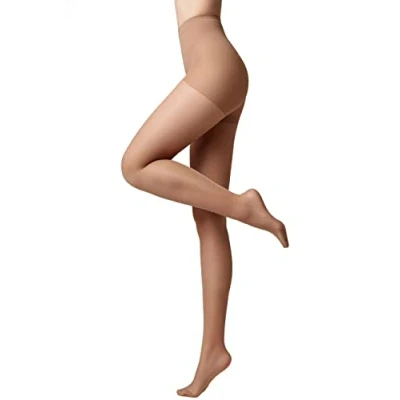 Abbildung von Conte elegant Damenstrumpfhose für empfindliche Haut mit Vitamin E ACTIVE SOFT Lycra 40 DEN Modellierende Wirkung Damen Feinstrumpfhose Strumpfhose Einfarbig Farbe Natural Größe 4