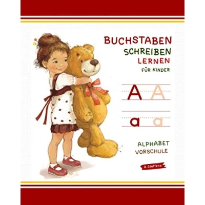 Abbildung von Buchstaben schreiben lernen für Kinder. Alphabet. Vorschule.