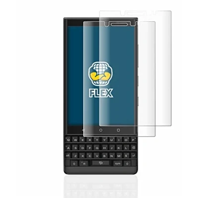 Abbildung von BROTECT 2 Stück Full Cover Schutzfolie für BlackBerry Key2 Screen Displayschutz Folie [3D Curved, Anti Fingerprint, Kristall Klar]