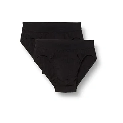 Abbildung von Schiesser Slip, Herren, Größe: Large, Schwarz