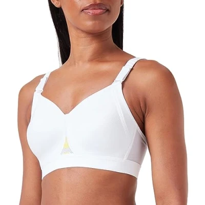 Abbildung von Triaction by Triumph Gravity LITE Sportbh mit starker Stützkraft, Damen, Größe: 100C, White
