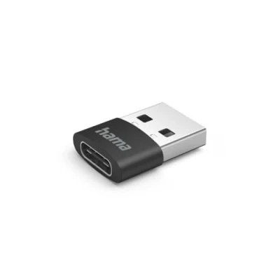 Abbildung von Hama USB C Adapter 3er Pack schwarz Adapter. A Stecker zu Kupplung/Buchse