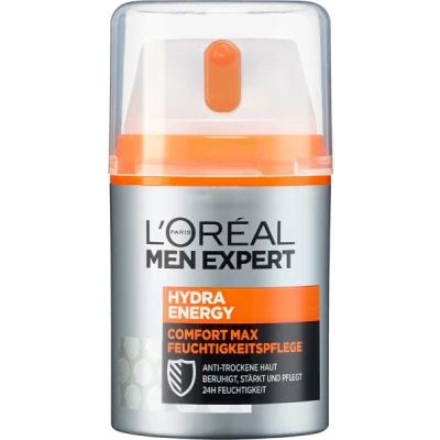 Abbildung von L&#039;Oréal Men Expert Hydra Energy Comfort MAX 50ML Gesichtscreme, Herren, Größe: 50 ml,