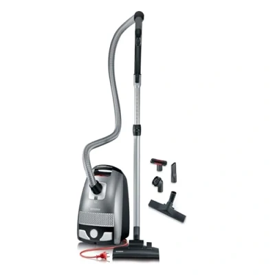 Abbildung von Severin Bodenstaubsauger S`Power snowwhite BC 7045, 750 W, mit Beutel, Für Allergiker, inkl. XL Parkettdüse, Kabelaufbewahrung per Fußtaste