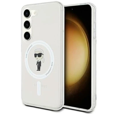 Abbildung von CG Mobile Karl Lagerfeld KLHMS23SHFCKNOT Hülle für S23 S911 transparent hardcase IML Ikonik