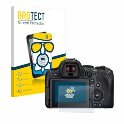 Abbildung von BROTECT Entspiegelungs Schutzglas für Canon EOS R6 Mark II Schutz Folie Panzerfolie Glas Matt [Extrem Kratzfest 9H, Anti Reflex, Fingerprint]