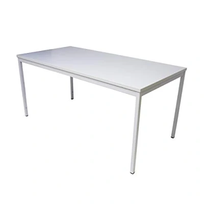 Abbildung von ADB Bürotisch Computertisch Schreibtisch Büro PC Arbeitstisch Besprechungstisch grau 1600x800x750 mm
