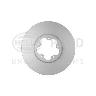 Abbildung von HELLA PRO 8DD 355 123 131 Bremsscheibe 308 33 05/05 111,5 innenbelüftet beschichtet ohne Radlager, Radbefestigungsbolzen, Radnabe