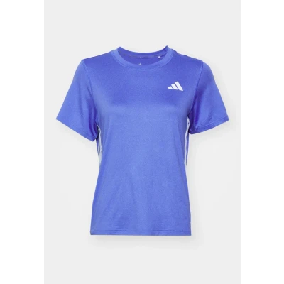 Abbildung von adidas Performance Train Essentials 3STRIPES Workout Tshirt print, Damen, Größe: Small, Olive strata/black