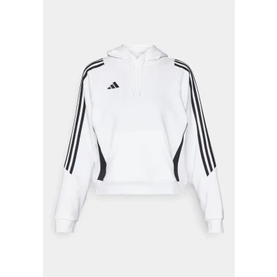 Abbildung von adidas Performance TIRO Hoodie Kapuzenpullover, Damen, Größe: XL, White/black