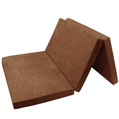 Abbildung von FORTISLINE Klappmatratze 195x120x8cm 3 teilige Faltmatratze H2 Gästematratze Camping Faltbare Kamping Bett Waschbar Bezug Erwachsene Klappbar Reisematratze Schaumstoff Matratze