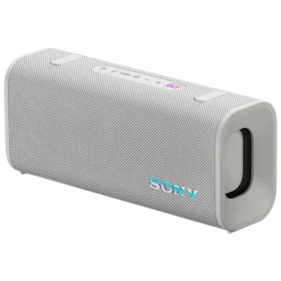 Abbildung von Sony ULT Field 3 Tragbarer Bluetooth Lautsprecher mit Power Sound, 24 Stunden Akku, IP67, wasserdicht, staubdicht, stoßfest, Abnehmbarer Schulterriemen, kompakt Off White