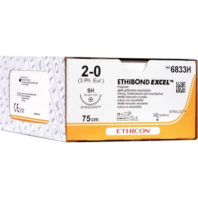 Abbildung von ETHIBOND Excel grün 3/0 PS2 VB geflochten 0,45m