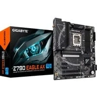 Abbildung von Z790 Eagle AX Motherboard Unterstützt Intel Core 14th Gen CPUs, 12+1+1Phasen Digital VRM, bis zu 7600MHz DDR5 (OC), 3xPCIe 4.0 M.2, Wi Fi 6E, 2.5GbE LAN, USB 3.2 2