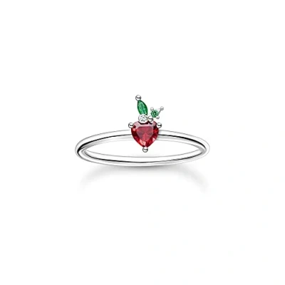 Abbildung von THOMAS SABO Ring Erdbeere Silber 925 Sterling TR2350 699 7 60