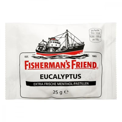 Abbildung von Fishermans Friend Eucalyptus mit Zucker Pastillen