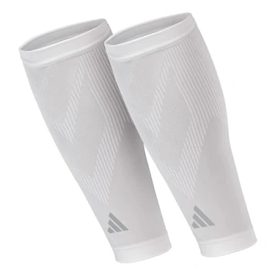 Abbildung von adidas Unisex Adult Kompressions Wadenärmel, Weiß, S/M