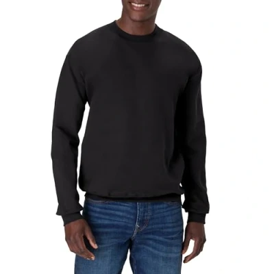 Abbildung von Hanes Herren Sweatshirt aus Baumwolle, schwer, Rundhalsausschnitt, schwarz, XXX Large