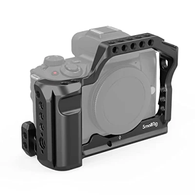 Abbildung von SMALLRIG Cage für Canon M50, M50 II und M5 Movie Making Vlogging Rig mit Integriertem Griff 2168C