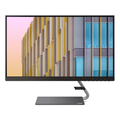 Abbildung von Lenovo Q24h 10 60,45 cm (23,8 Zoll, 2560x1440, WQHD, 75Hz, WideView, entspiegelt) Monitor (HDMI, DisplayPort, 4ms Reaktionszeit, AMD Radeon FreeSync) grau