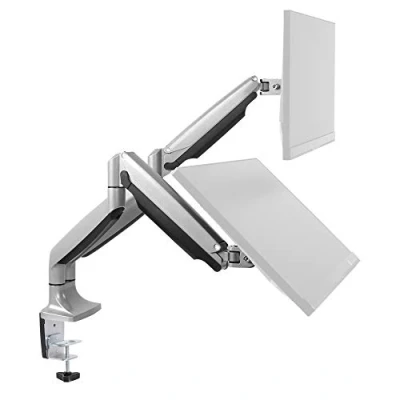 Abbildung von RICOO Monitor Halterung Tisch Gasdruckfeder für 15 27 Zoll, VESA Tischhalterung, Monitorarm TS9811, Monitorhalterung 2 Monitore Arm Bildschirmhalterung Bildschirm Halter, Arme Computermonitore