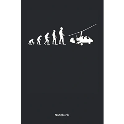 Abbildung von Evolution Tragschrauber: Kariertes Notizbuch / Tagebuch kariert 15,24 x 22,86 cm (ca. DIN A5) 120 Seiten
