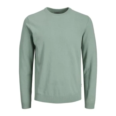Abbildung von JJ REBEL Herren Jrebcallum Knit Crew Neck Noos, Iceberg Green, Large