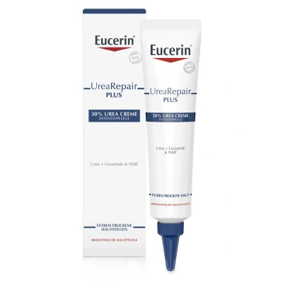 Abbildung von Eucerin Intensivpflege Urearepair PLUS 30%, UREA Creme FÜR Trockene HAUT Feuchtigkeitspflege, Größe: 75 ml,