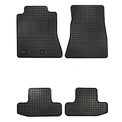 Abbildung von AutoStyle CK RFO05 Fußmattensatz Vollgummi vorne und hinten 4 schwarz