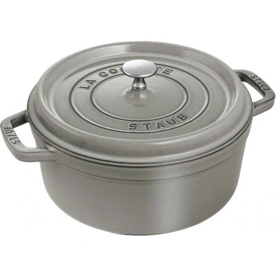 Abbildung von Staub Bratpfanne Cocotte Graphitgrau ø 26 cm / 5.2 Liter