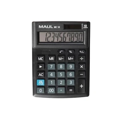 Abbildung von Maul Taschenrechner Tischrechner10 Stellen, Angewinkeltes Display