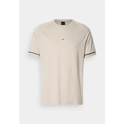Abbildung von BOSS TEE Tshirt basic, Herren, Größe: Medium, Open beige