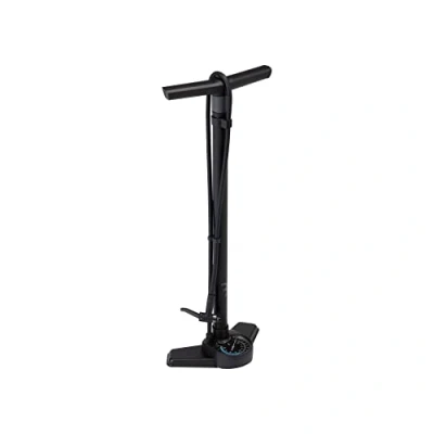 Abbildung von BBB Fahrradstandpumpe I Fahrradpumpe mit hohem Volumen und High Pressure Modus Fahrrad Fußpumpe AirSwith HV/HP BFP 41