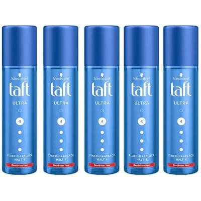 Abbildung von TAFT 5x Schwarzkopf 3 Wetter Fixier Haarlack Ultra Haltegrad 4,Pump Spray 200ml (5er Pack)