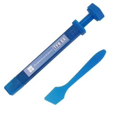 Abbildung von Thermalright TF8 EX Hochleistungs Wärmeleitpaste 2,9 Gramm, 14W/mK, hohe Haltbarkeit, einfach aufzutragen, neu verbesserte CPU Kühlpaste für alle Kühlkörper Kühler, mit Applikationswerkzeug