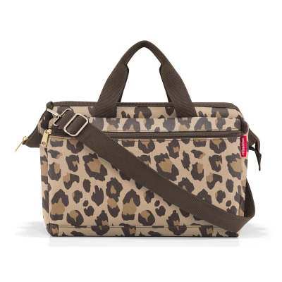 Abbildung von reisenthel allrounder S pocket leo macchiato Doktortasche für Reise, Arbeit und Freizeit Mit praktischer Trolley Aufsteckfunktion