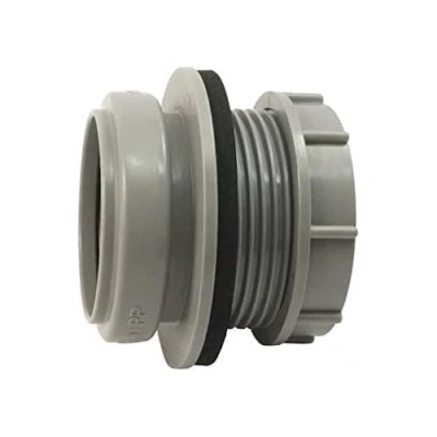 Abbildung von Airfit GmbH &amp; Co. KG Ablaufrohr Anschraub Muffe DN 50 für Reinigungsdeckel KS grau, 50000AM