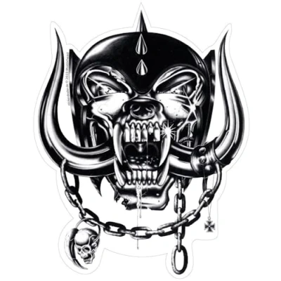 Abbildung von chemstickattack Motörhead Aufkleber Warpig Sticker Snaggletooth ca. 12x9,5 cm