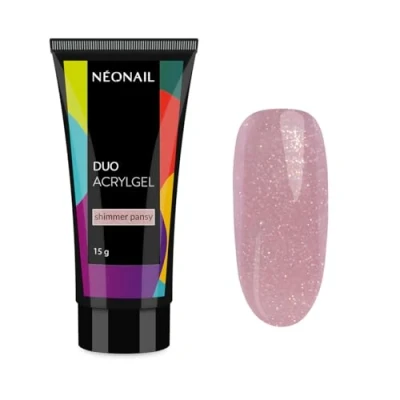 Abbildung von NEONAIL DUO Acrylgel Shimmer Pansy Polygel Nägel Gel für Acryl Nagelverlängerung Poly 15 g