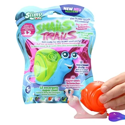 Abbildung von Slimy® Knete Snails + Trails (1 tlg), lustige Schnecken mit extra glitschigem Spielschleim