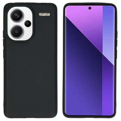 Abbildung von Xiaomi Redmi Note 13 Pro Plus (5G) Hülle Silikon iMoshion Soft Case/Backcover Handyhülle Schwarz