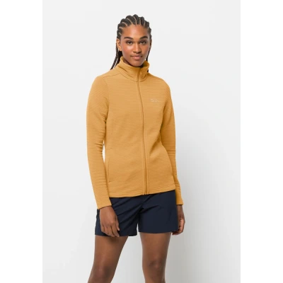 Abbildung von Jack Wolfskin Modesto Fleecejacke, Damen, Größe: Small, Honey yellow