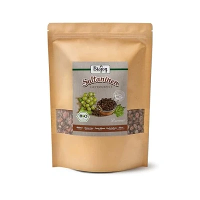 Abbildung von Biojoy BIO Sultaninen (1 kg), getrocknet und ungeschwefelt