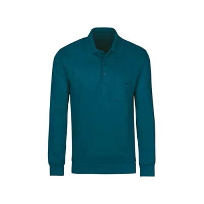 Abbildung von trigema Herren 674602 Polohemd, Petrol, L