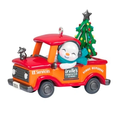 Abbildung von Hallmark Keepsake Weihnachtsschmuck 2024, Feiertagsparade Schneemann Sammlergeschenke