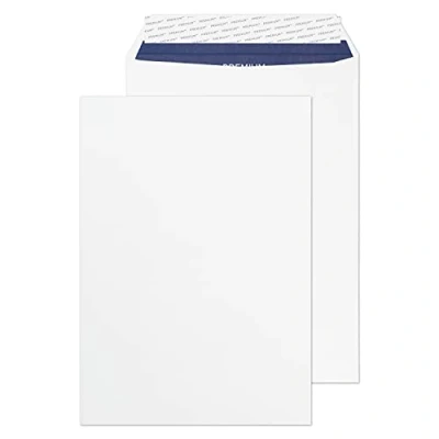 Abbildung von Blake Premium Pure RP83893 Versandtasche Haftklebung Super Weiß Velin C5 229 x 162mm 120g/m² 500 Stück