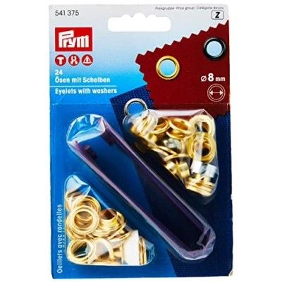 Abbildung von PRYM Ösen 8 mm Gold